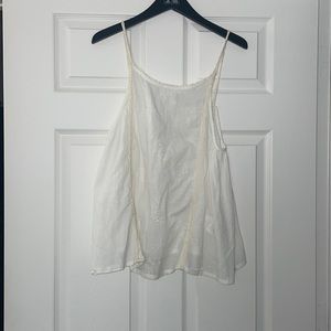 White Roxy Tank Top
